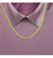 Zarafetin Burgusu: Parlak Altın Renginde 60 cm 1. Sınıf Çelik Kadın Kolyesi (Gold)