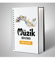 Müzik Öğretmenine Özel İsimli Defter