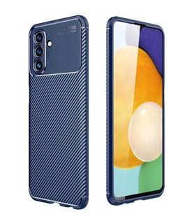 Galaxy A36 Kılıf Auto Focus Karbon Kapak - Lacivert