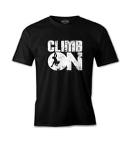 Climb On Siyah Erkek Tshirt