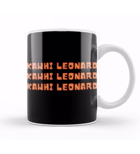 Kawhi Leonard   Basketball gifts Vintage Retro Rainbow Quotes For BOYS AND Dad Kupa Bardak Porselen