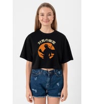 Ghost Of Tsushima The Island Japanese Siyah Kadın Crop Tshirt
