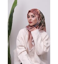 Renkli Karma Desen Dijital Soft Eşarp
