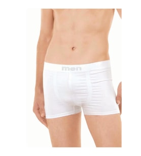 6 Adet Elite Life Erkek Likralı Dikişsiz İz Yapmaz Boxer 900 (Beyaz)