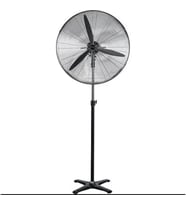 Maximus Titan 001 Sanayi Tipi Ayaklı Vantilatör (Siyah)