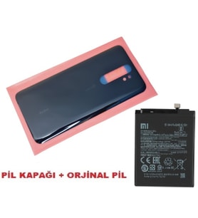 Xiaomi Redmi NOTE 8 PRO Arka Pil Batarya Kapağı + PİL (CAM) SİYAH