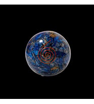 Lapis Lazuli Sarmal Çakra Doğal Taş Organit Küre (Karışık)