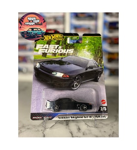 Hot Wheels Nissan Skyline Gt-R (Bnr32) - Fast And Furious - Premium - (1/64) - Siyah