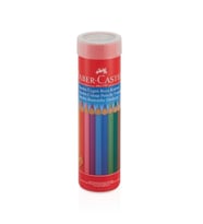 FABER CASTELL REDLINE METAL TÜP ÜÇGEN JUMBO TAM BOY KURU BOYA 12 RENK