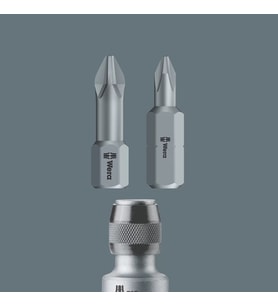 Wera 784 B 3/8" Wera Hızlı Uç Değiştirme Mandrenli Adaptörler, 784 B/2 x 5/16" x 50 mm
