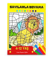 Çocuklar İçin Sayılarla Boyama Seti (2 Spiralli Kitap)