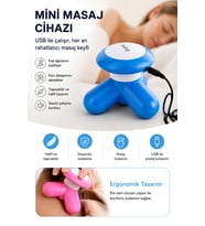 Mini Titreşimli USB Şarjlı El Masaj Aleti, Rahatlatıcı ve Kullanışlı