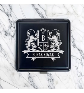 Dosta Hediye Premium Tasarım Siyah Sigara Tabakası