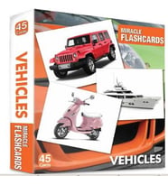 Vehicles Miracle Flashcards (45 Cards)