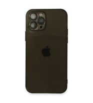 Apple İphone 12 Pro Max Kılıf Fly Lens Silikon - Siyah