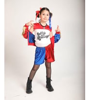 Harley Quinn Kız Çocuk Kostümü