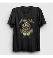 Presmono Unisex Siyah XXX Metallica T-Shirt 68061tt