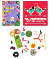 Yıldönümü Hediyesi Nostalji Kutusu Nostaljik Oyuncaklar Hediye Seti Eşe Sevgiliye Kadına Erkeğe