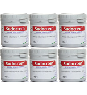 Sudocrem Cilt Bebek Bakım - Pişik Kremi 125GR (6 Lı Set)