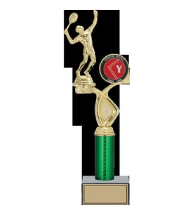 ODAK KUPA - Figürlü Kupalar - Tenis Erkek Figürlü Kupalar FG-018 B - 39 cm