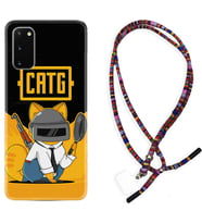 Samsung A02S A03S A10 A12 A13 A21S A22 Kılıf Boyun Asklı Rasta Silikon Cat G 1677