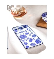 Rêve Bleu Angers New Bone China Dikdörtgen Tabak