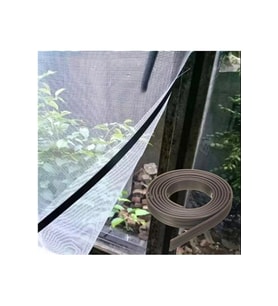 Contacall Yapışkanlı Şerit Mıknatıs Magnet 5Metre  Kes Kullan  Siyah Genişlik 9 mm Kalınlık 1,8 mm