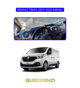 RENAULT TRAFIC (2015-2022) KAPAKLITORPİDO KORUMA HALISI MAVİ KENAR