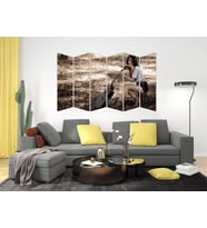 MÜZİK ALETİ GİTAR KIZ MDF TABLO-1392 MODEL-B