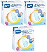 Wee Baby Burun Aspiratörü Nasal Yedek Ucu 30 Adet (3Pk*10) (Kod:163)