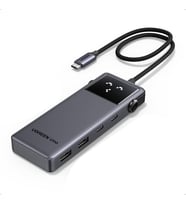 Ugreen CM888 6 in 1 USB-C Hub 85W PD 4K HDMI Gri - OUTLET