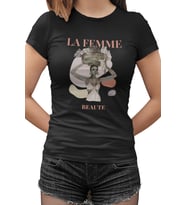 La Beauté Siyah Kadın Tshirt