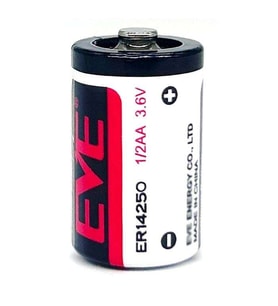 Eve Er14250 1/2aa Size 3.6v 1200 Mah Şarjsız Li-socl2 Lithium Pil