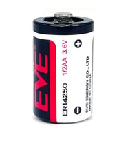 Eve Er14250 1/2aa Size 3.6v 1200 Mah Şarjsız Li-socl2 Lithium Pil