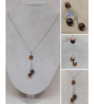 Kaplangözü Taşı Zincirli Kolye (8936)