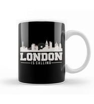 Vintage London Is Calling Skyline UK Vacation Kupa Bardak Porselen