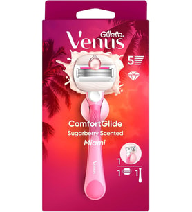 Venus ComfortGlide Sugarberry Kokulu Miami Kadın 5 Bıçaklı Tıraş Makinesi