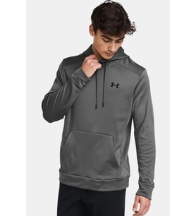 Under Armour UA Armour Fleece Erkek Sweatshirt (Gri)