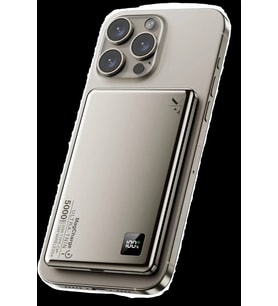 Pilelistore   PW555 5.000 mAh Dijital Göstergeli 18W Type-C ve 15W Kablosuz Şarj PD Hızlı Şarj Magsa