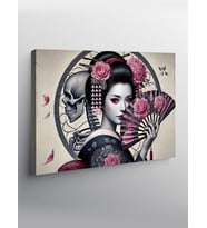 Kanvas Tablo Japon Geisha Sanatı