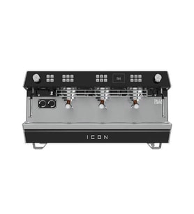 Dalla Corte ICON-3-BN ICON (3 Gruplu) Kahve Makinesi, Siyah-Ceviz