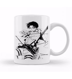 Levi Ackerman Captain levi Kupa Bardak Porselen