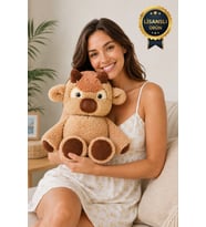 Hareket Efektli Yürüyen Peluş İnek - Özel Seri Sevimli Peluş