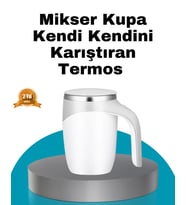 Manyetik Otomatik Karıştırma Bardağı – Şarjlı, Paslanmaz ve Pratik