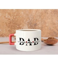 BK Gift Kişiye Özel İsimli Pembe Kulplu Çay & Kahve Fincanı-4, Arkadaşa Hediye, Sevgiliye Hediye