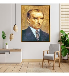 ÇERÇEVELİ ATATÜRK TABLO S317