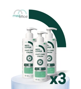 MED-COVER Ayak Bakım Kremi x 3 adet– Uyumlu & Hassas Ciltlere Özel (%10 Üre, Shea Butter, Beeswax)