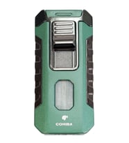 Cohiba 3 Torch Pürmüz Yeşil Metal Puro Çakmağı