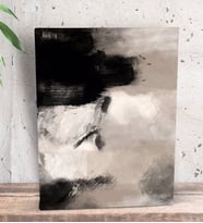 BK Gift Sandstorm Tasarımlı Dekoratif Mini Kanvas Tablo 15x20cm-1