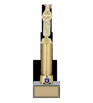 ODAK KUPA - Figürlü Kupalar - Mezuniyet Kadın Figürlü Kupalar FG-008 A - 34 cm